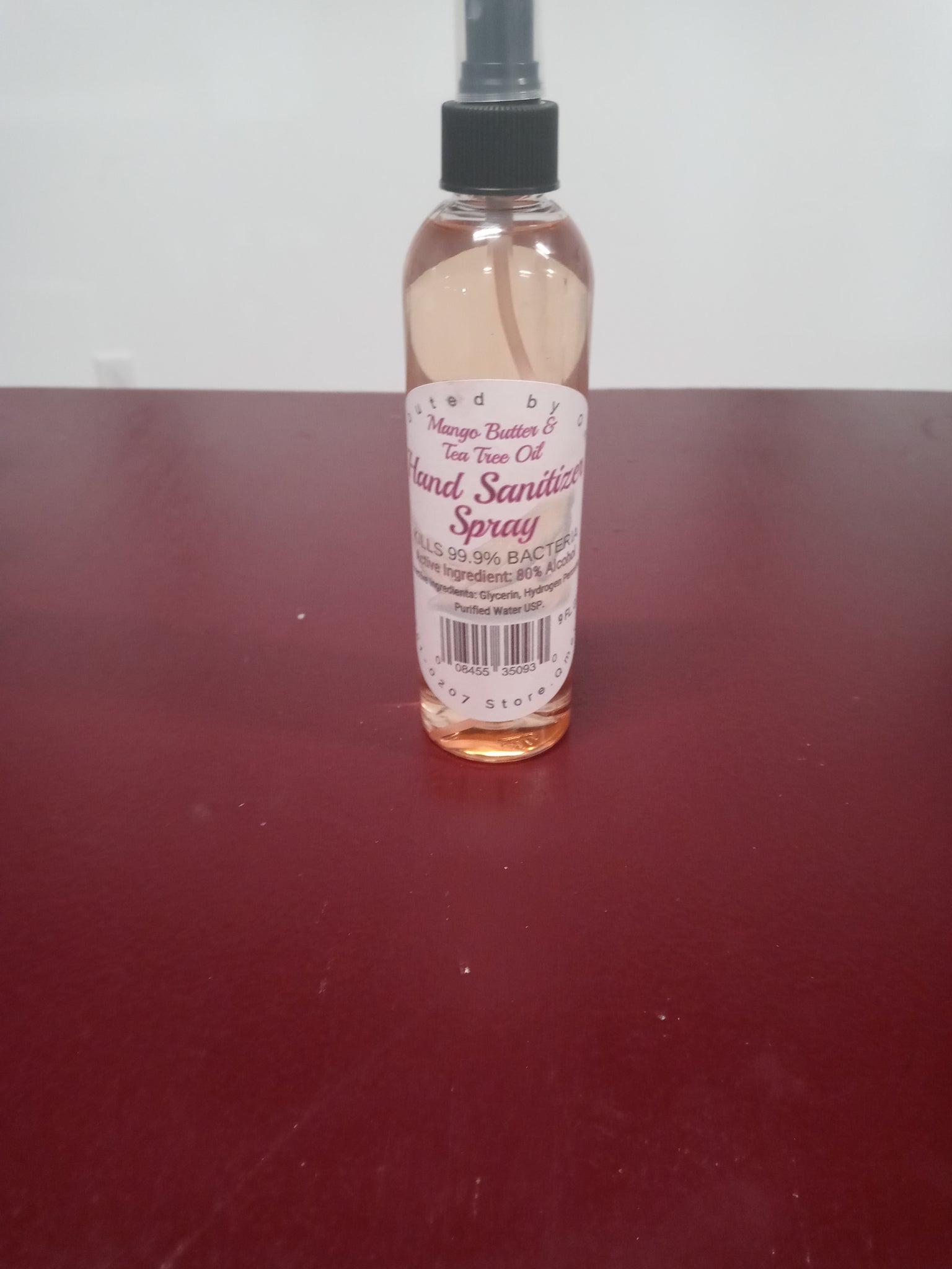 Spray désinfectant pour les mains (9 oz) parfum et huile d'arbre à thé