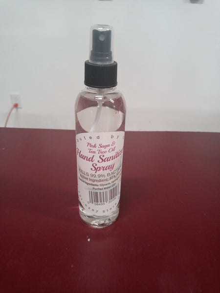 Spray désinfectant pour les mains (9 oz) parfum et huile d'arbre à thé