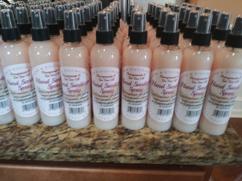 Hand Sanitizer Spray (9oz) fragrance & Tea Tree Oil